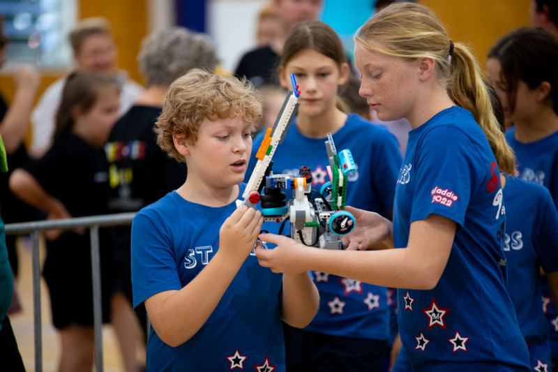 First Lego League competitors