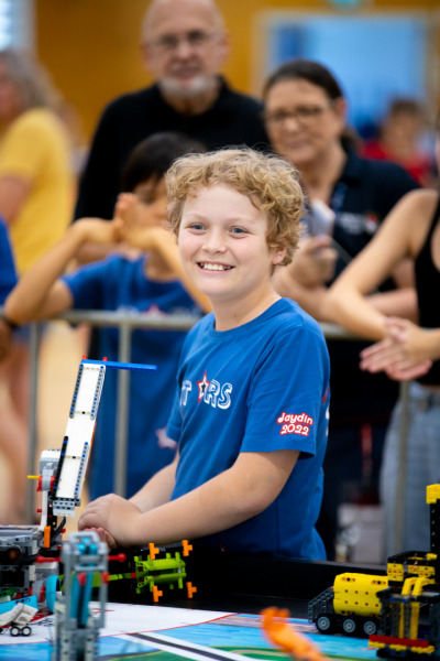 First Lego League competitor