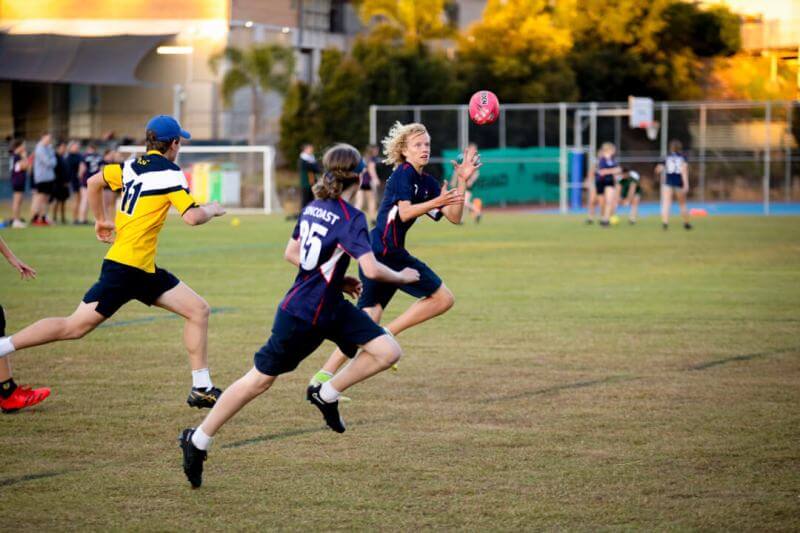 Touch Football Players at Suncoast Christian College
